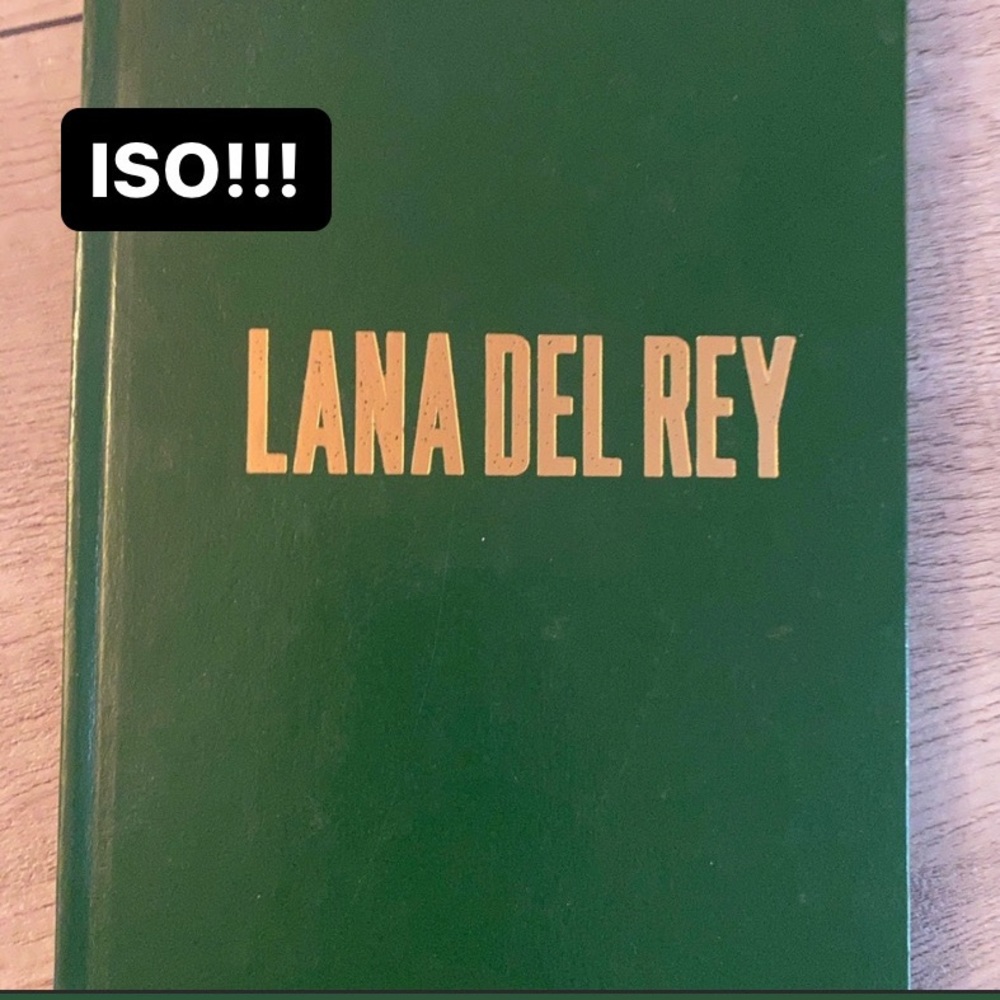 Lana del rey lyric book ISO